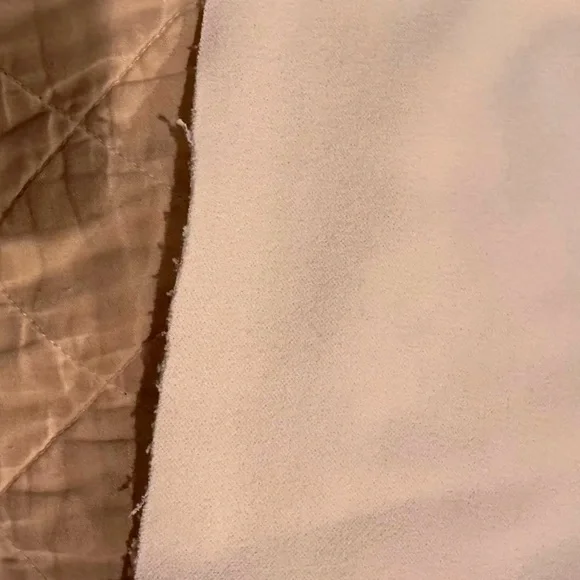 Zara- women’s White Wide-Leg Pants with Black Drawstring-Size-large - Picture 3 of 4